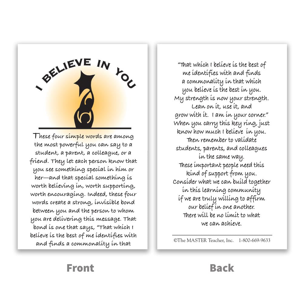 I Believe In You Lapel Pin