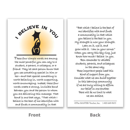I Believe In You Lapel Pin