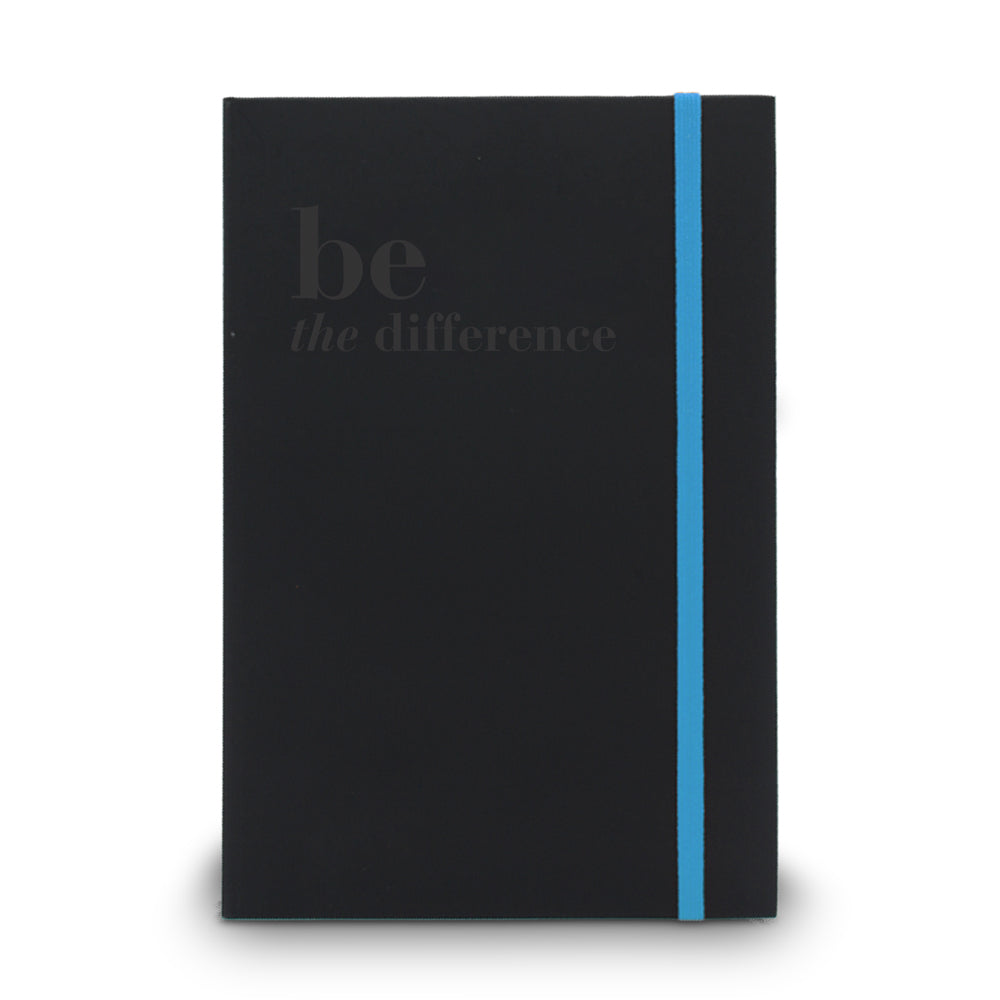 Be The Difference Matte Black Hardbound Journal