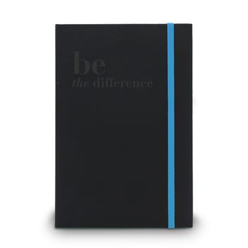 Be The Difference Matte Black Hardbound Journal