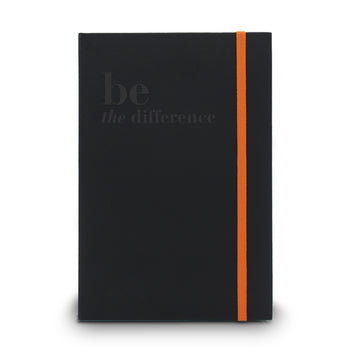 Be The Difference Matte Black Hardbound Journal