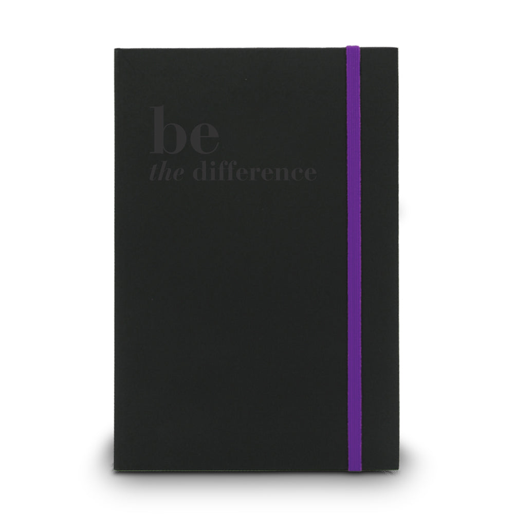 Be The Difference Matte Black Hardbound Journal