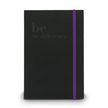 Be The Difference Matte Black Hardbound Journal
