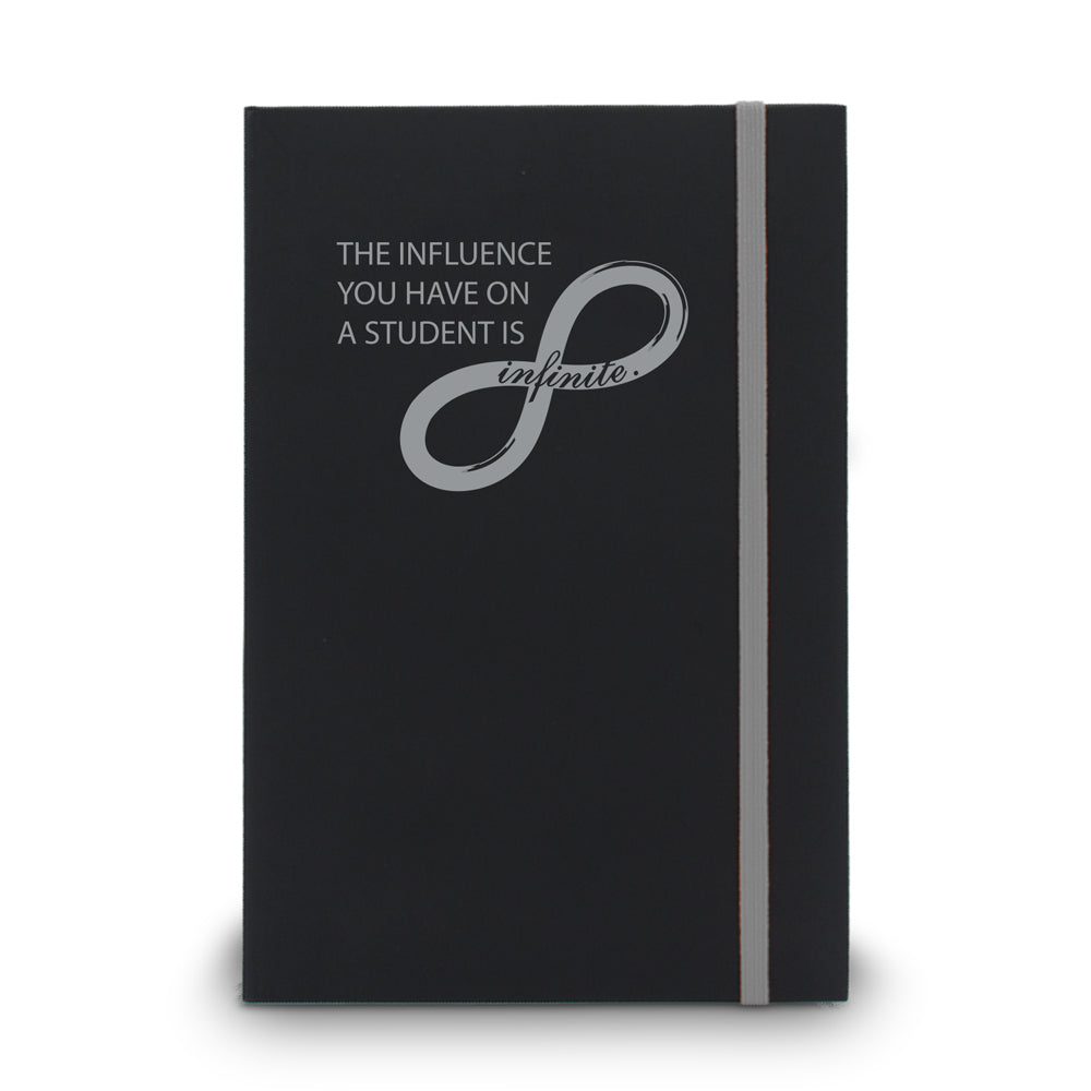 Infinity Matte Black Hardbound Journal