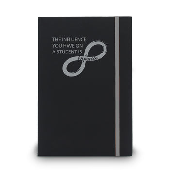 Infinity Matte Black Hardbound Journal