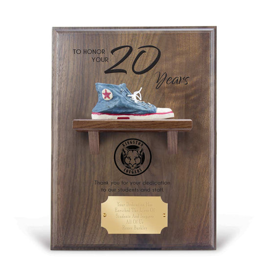 Extra Distance Shoe Shelf Plaque