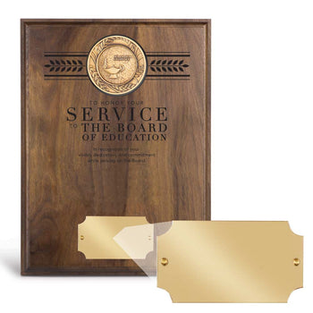 Brass Medallion Plaque