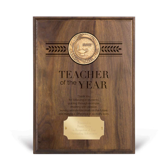 Brass Medallion Plaque
