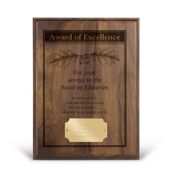 Laser-Engraved Plaque