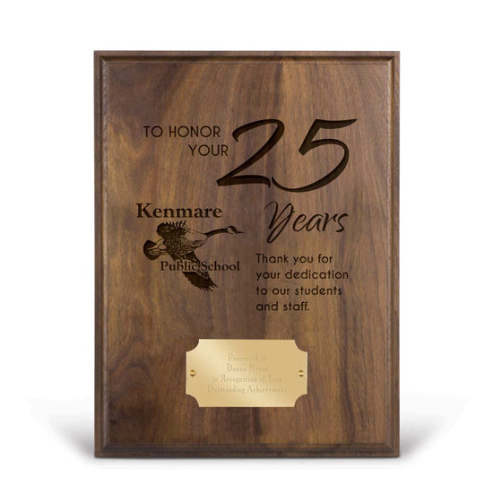 Laser-Engraved Plaque