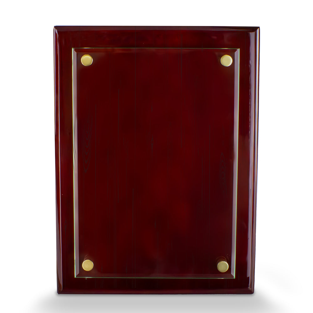 Custom Floating Glass Plaque