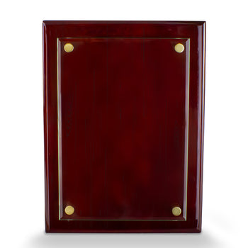 Custom Floating Glass Plaque