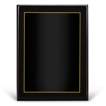 Black Piano-Finish Plaque