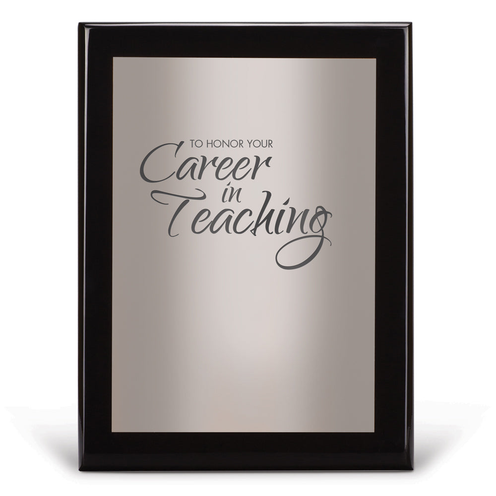 Black Piano-Finish Plaque