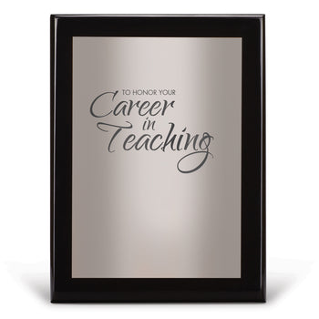 Black Piano-Finish Plaque