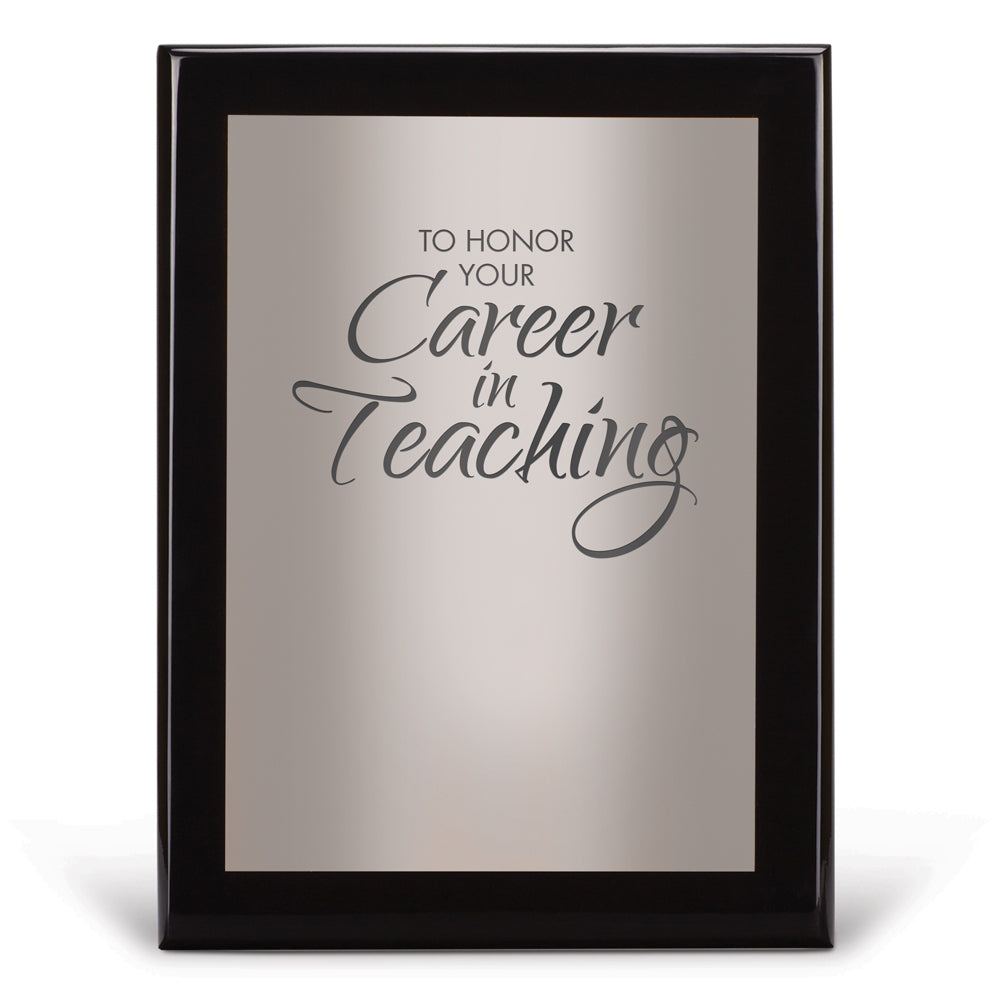 Black Piano-Finish Plaque