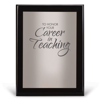 Black Piano-Finish Plaque
