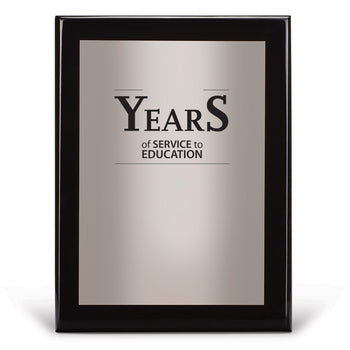 Black Piano-Finish Plaque