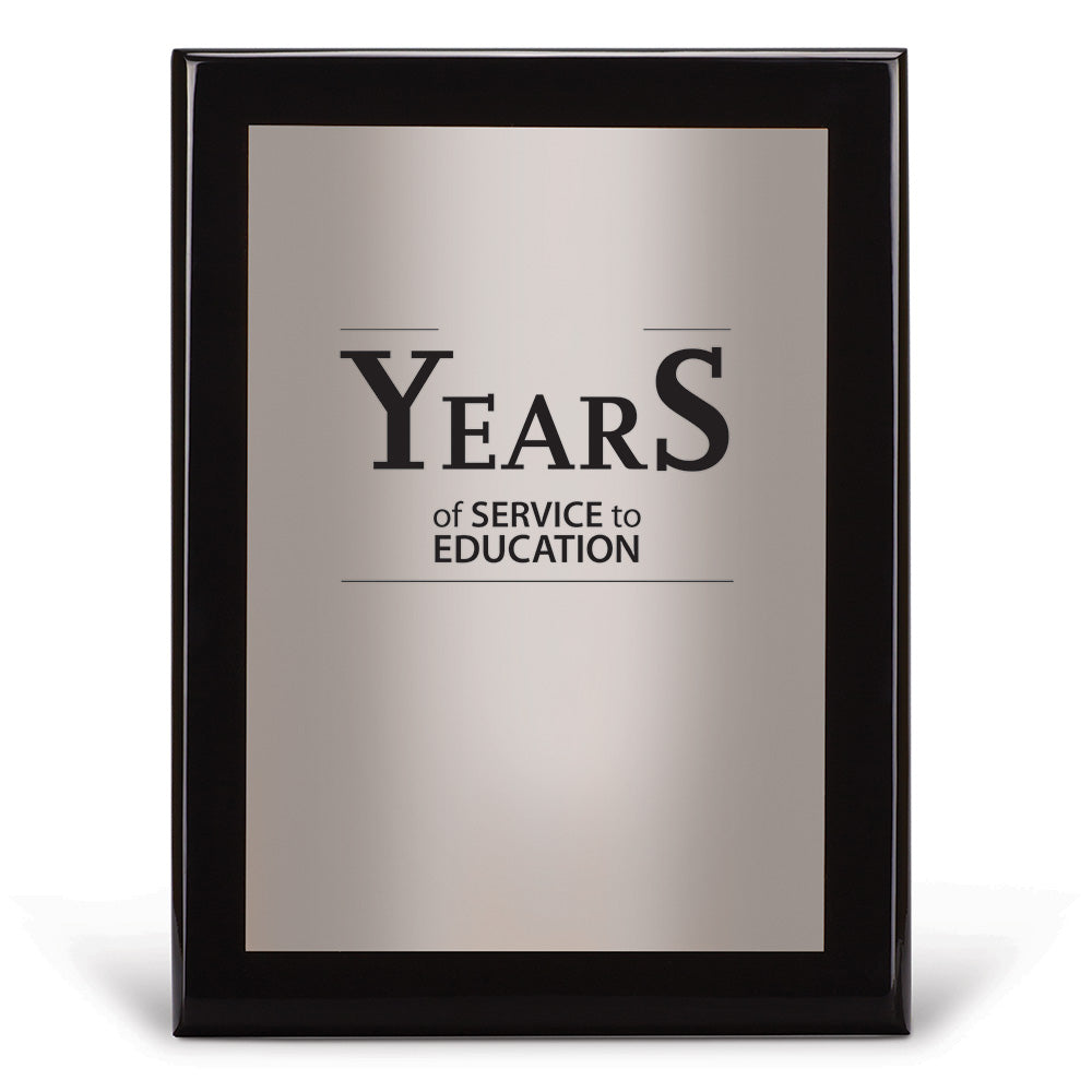Black Piano-Finish Plaque