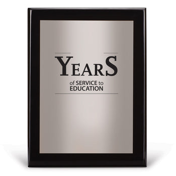 Black Piano-Finish Plaque