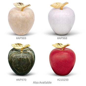 4 colors of marble apples