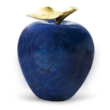 Cobalt blue marble apple