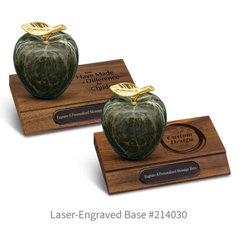 Jade Green Marble Apple