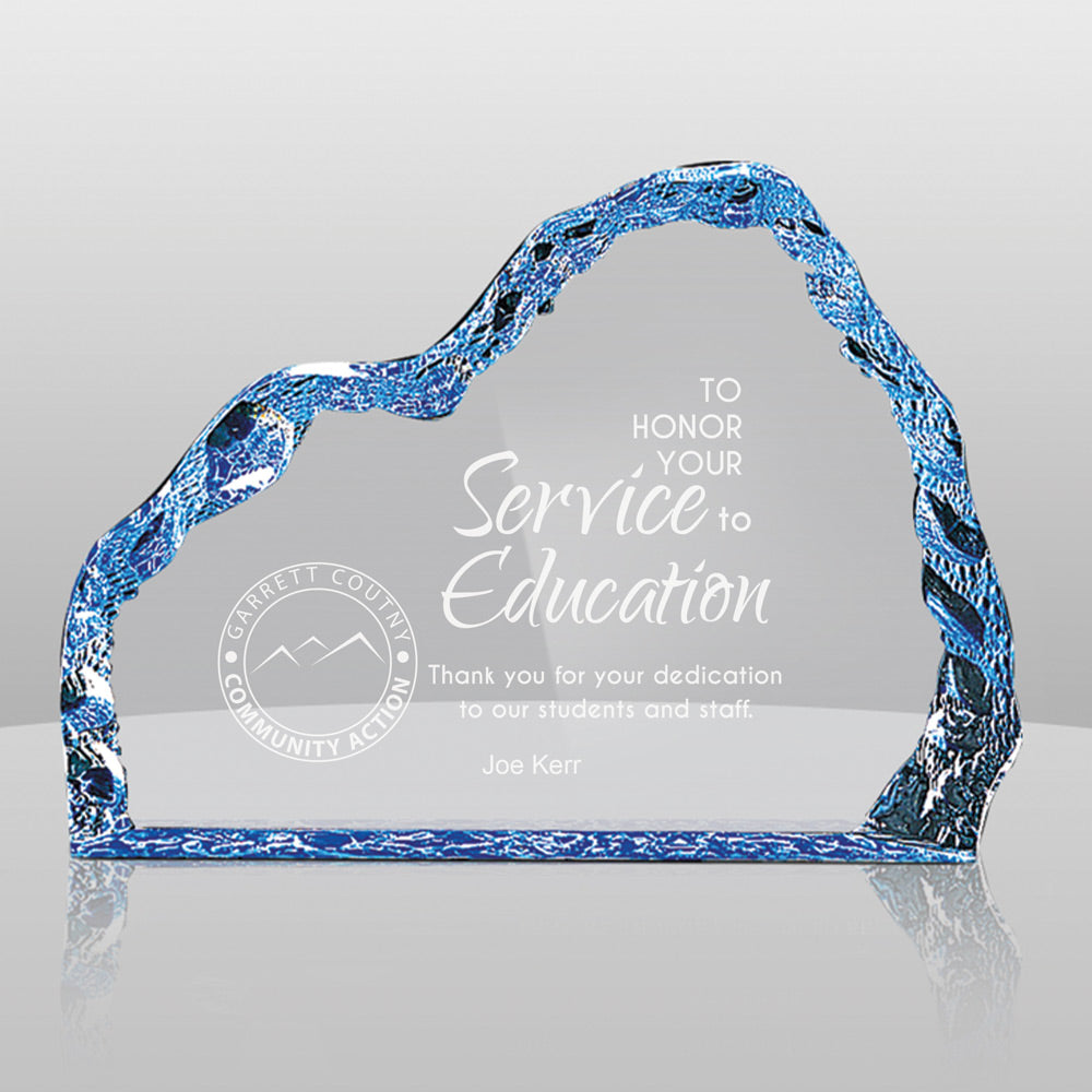 Colorful Acrylic Iceberg Award