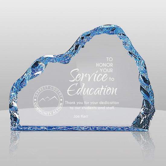 Colorful Acrylic Iceberg Award