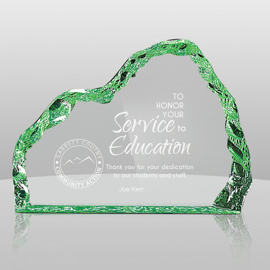 Colorful Acrylic Iceberg Award