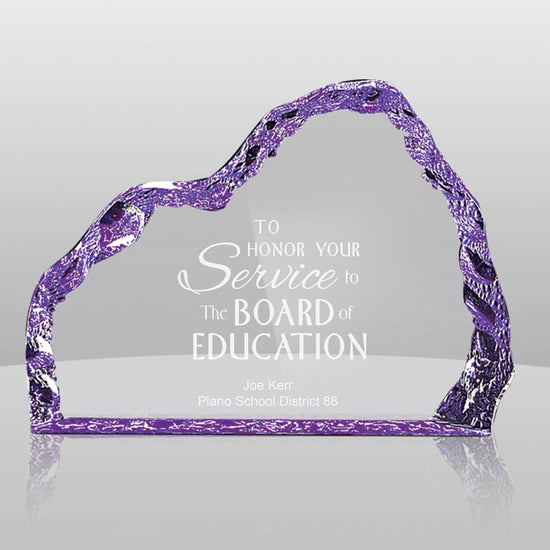 Colorful Acrylic Iceberg Award