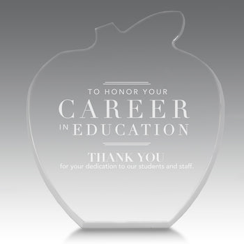 Acrylic Apple Award
