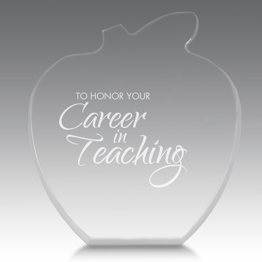 Acrylic Apple Award