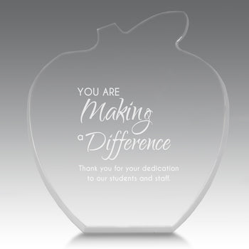 Acrylic Apple Award