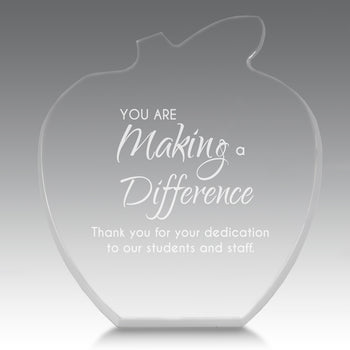 Acrylic Apple Award