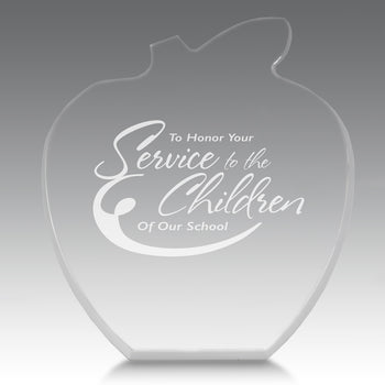 Acrylic Apple Award