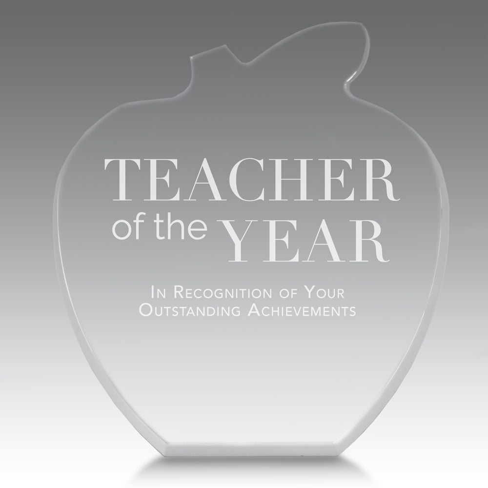 Acrylic Apple Award