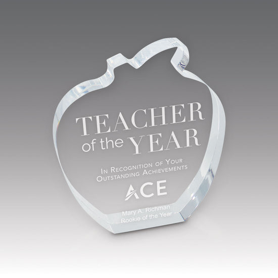 Acrylic Apple Award