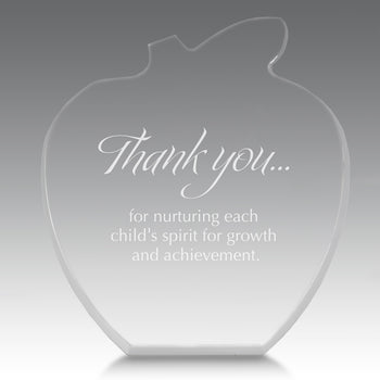 Acrylic Apple Award