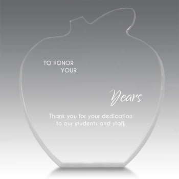 Acrylic Apple Award