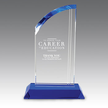 Optic Crystal Arch Base Award