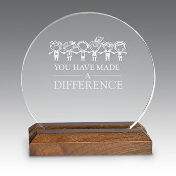 Circle Acrylic Base Award