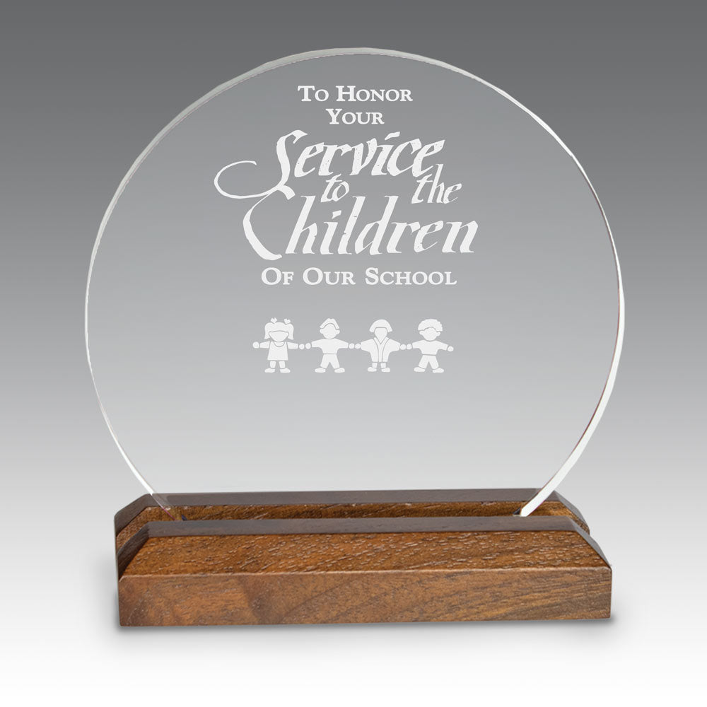 Circle Acrylic Base Award