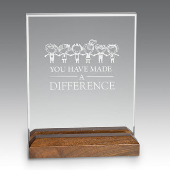 Rectangle Acrylic Base Award