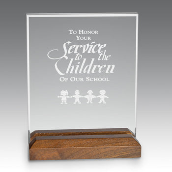 Rectangle Acrylic Base Award