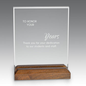 Rectangle Acrylic Base Award