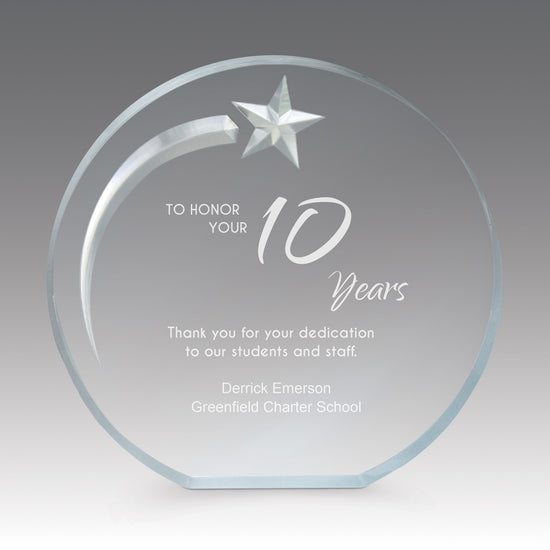 Acrylic Shooting Star Award