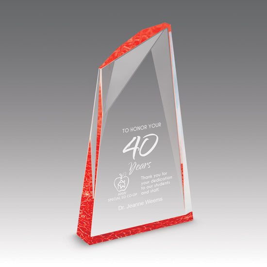 Colorful Acrylic Summit Award