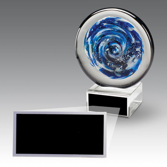 Galaxy Disk Art Glass Award