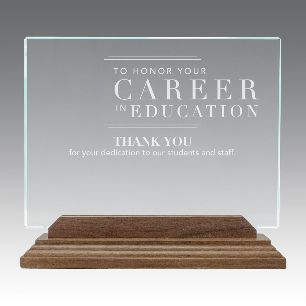 Premium Jade Horizontal Base Award